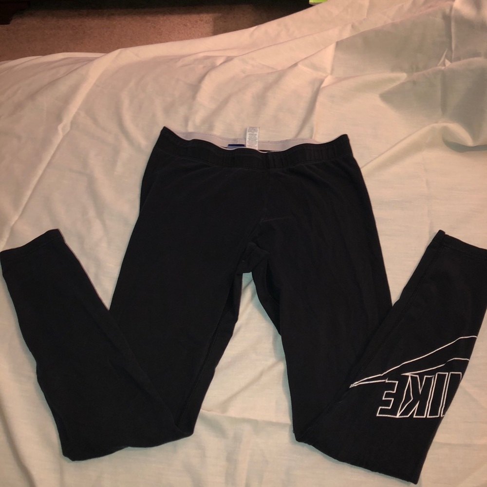 Nike cotton logo leggings